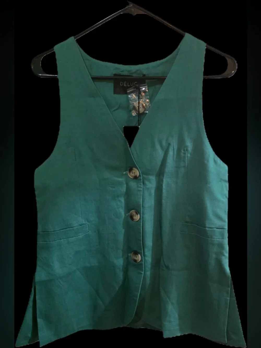 Deluc Sleeveless Vest and Wide-Leg Pants Set